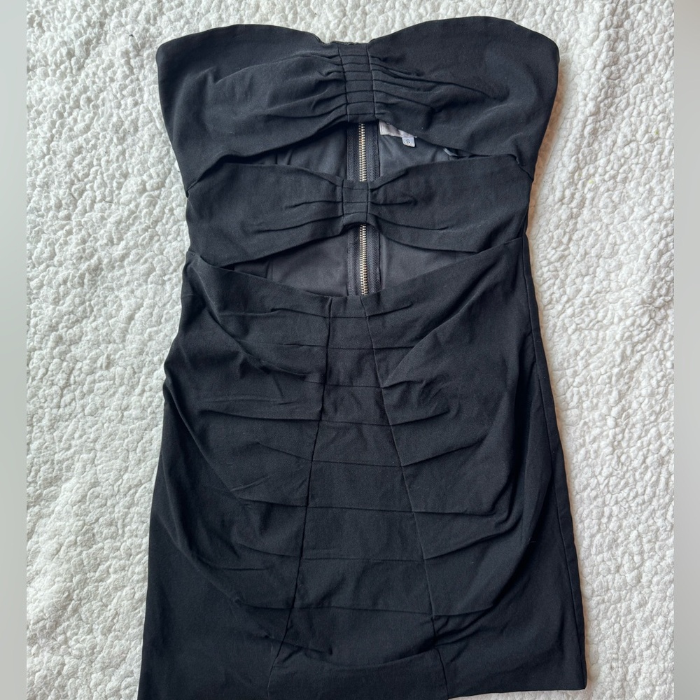 Black Sabo Skirt Limniad Mini Dress